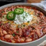 white bean turkey chili - featured image