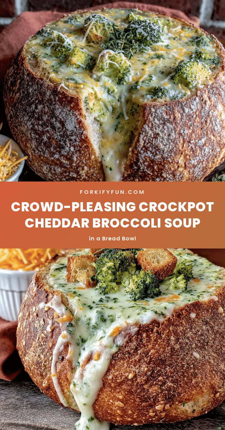crockpot cheddar broccoli soup recipe