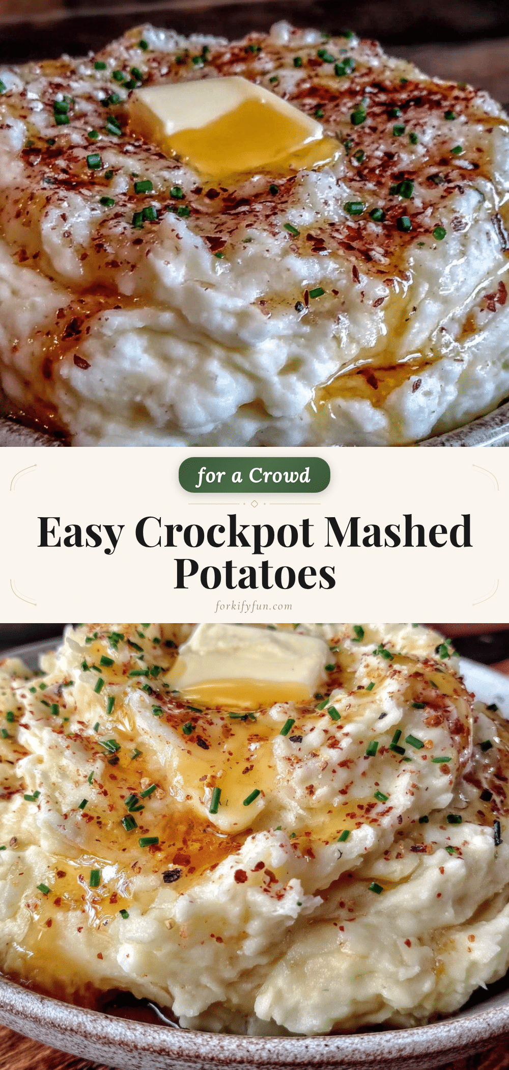crockpot mashed potatoes for a crowd recipe