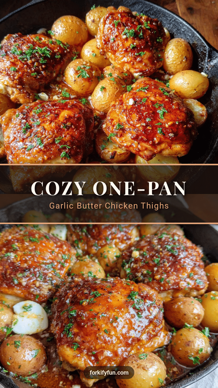 garlic butter chicken thighs recipe