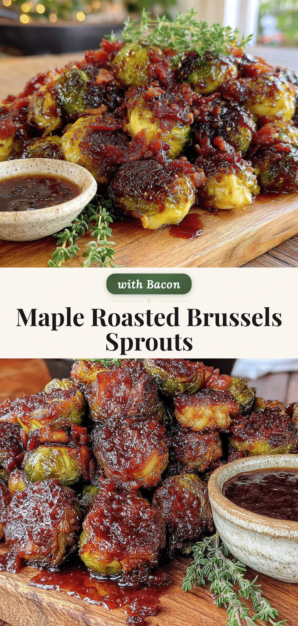 maple brussels sprouts with bacon recipe