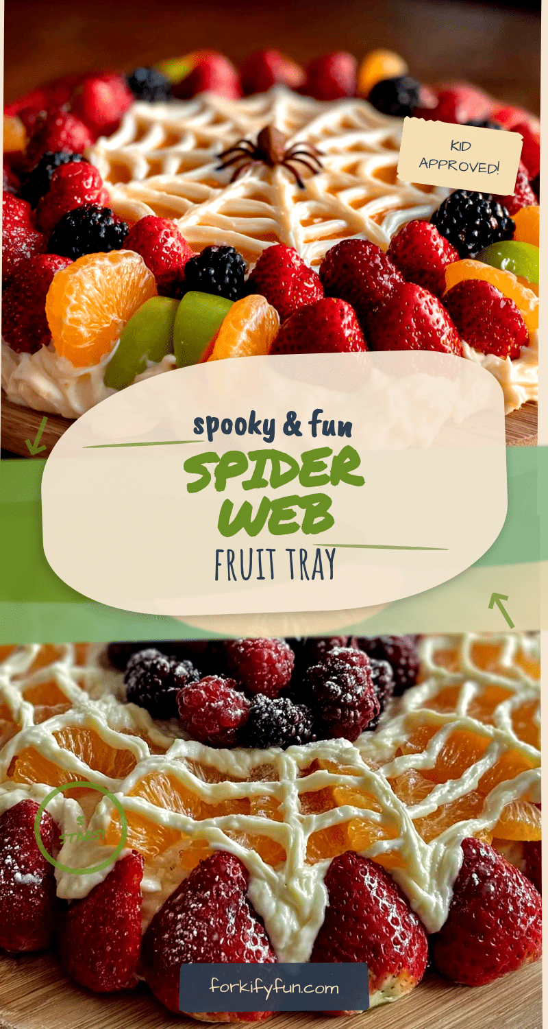 spider web fruit tray recipe