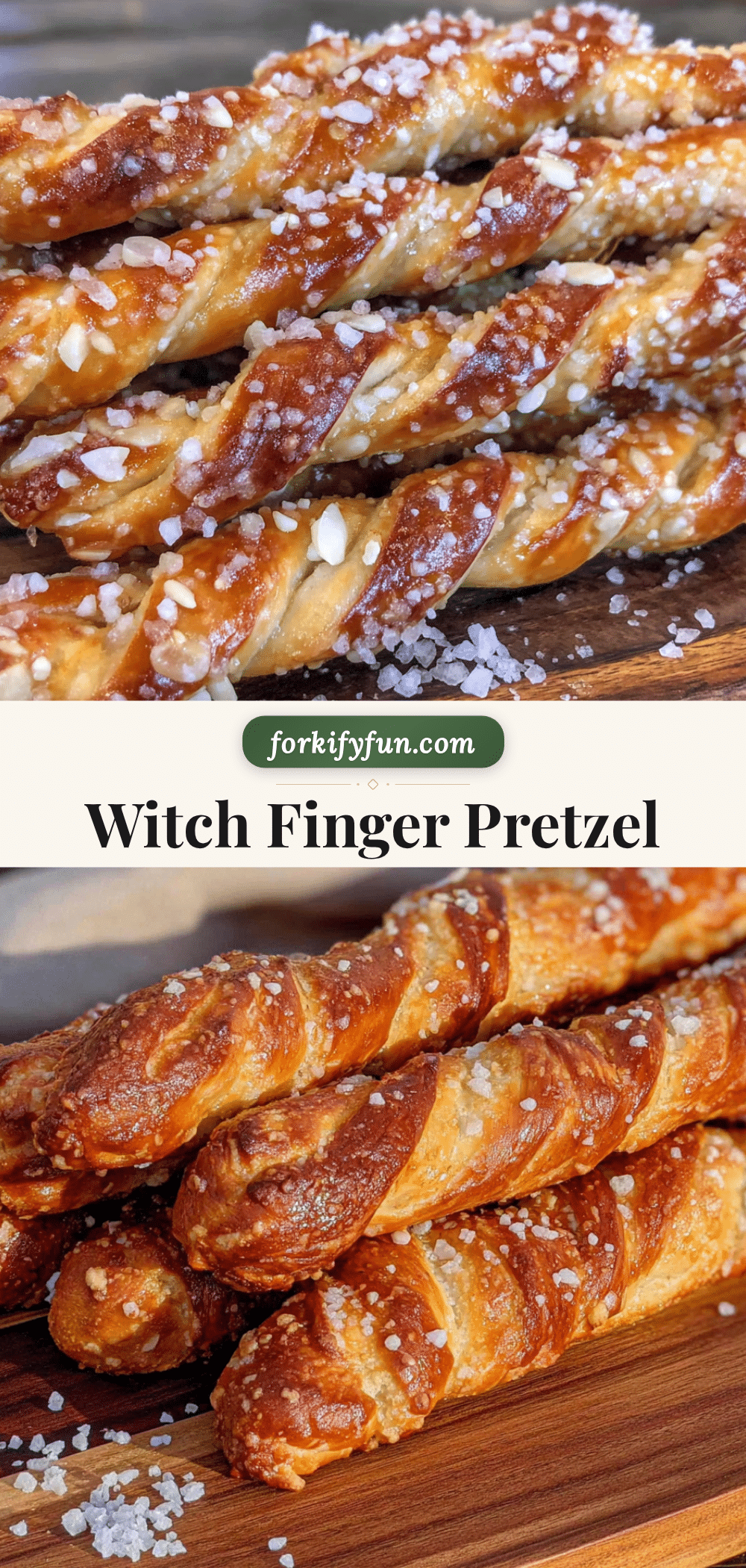 witch finger pretzel snacks recipe