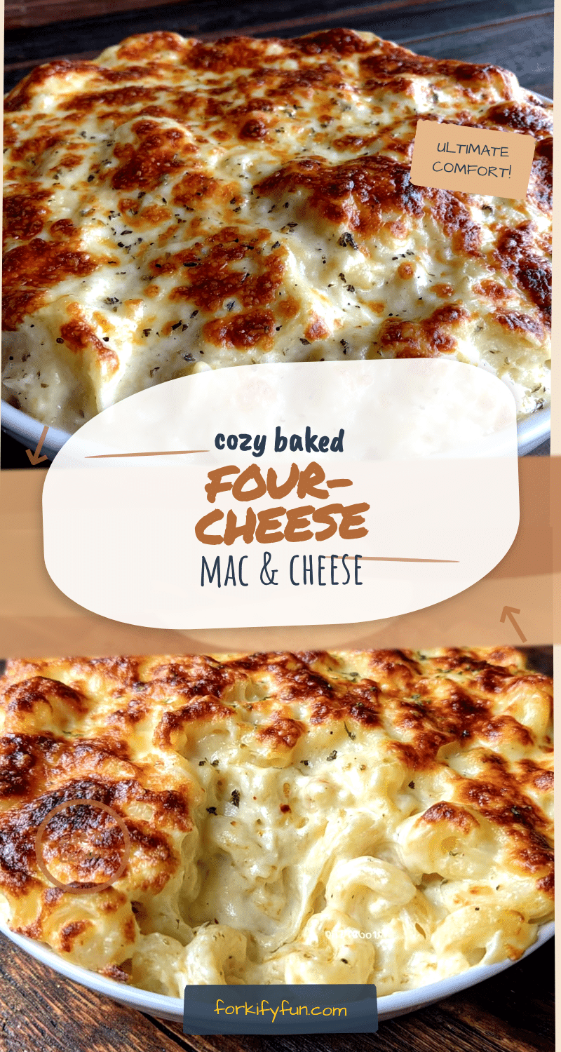 best baked four-cheese mac and cheese for a crowd recipe