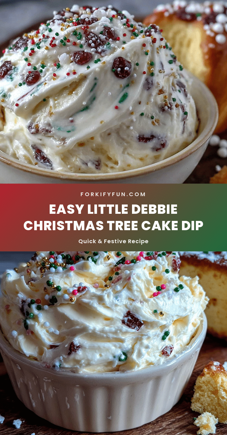 Little Debbie Christmas Tree Cake Dip recipe